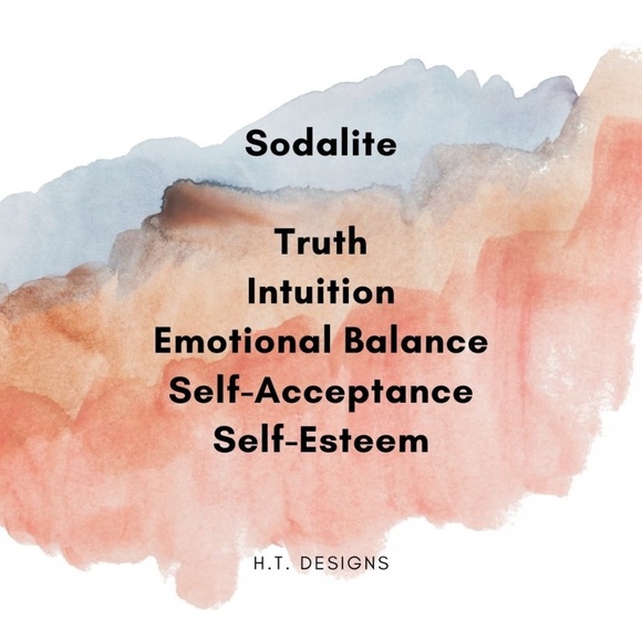 Sodalite & Lava Stone - Handmade Beaded Bracelet Set - Picture 7 of 10